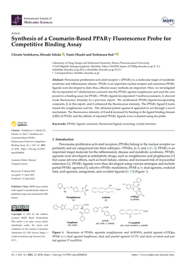 Synthesis of a Coumarin-Based PPAR Fluorescence Probe for Competitive Binding Assay