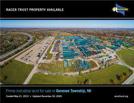 Prime Industrial Land for Sale in Genesee Township, MI