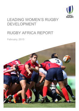 Leading Women's Rugby Development Rugby Africa