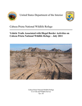 United States Department of the Interior Cabeza Prieta National Wildlife Refuge