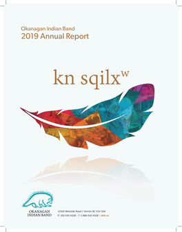 Okanagan Indian Band 2019 Annual Report