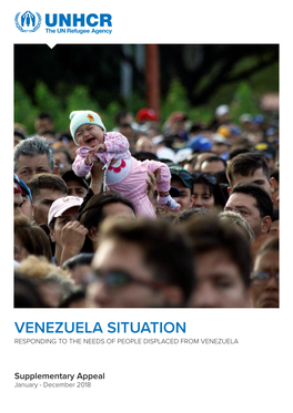 Venezuela Situation Responding to the Needs of People Displaced from Venezuela