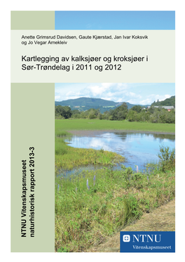 Og Kroksjøer I Sør-Trøndelag 2011-2012