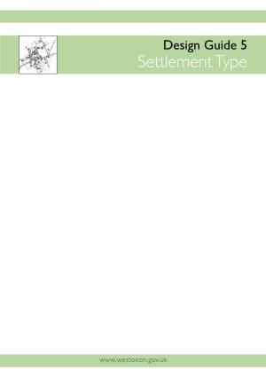 5 Design Guide Settlement Type
