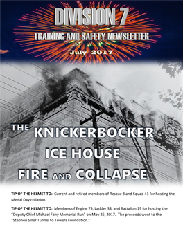 July 2017, Kinickerbocker Ice House Collapse