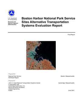 Boston Harbor National Park Service Sites Alternative Transportation Systems Evaluation Report