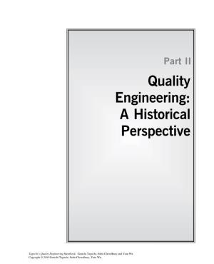 Development of Quality Engineering in Japan
