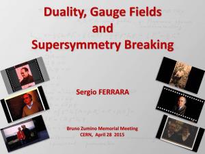 Duality, Gauge Fields and Supersymmetry Breaking
