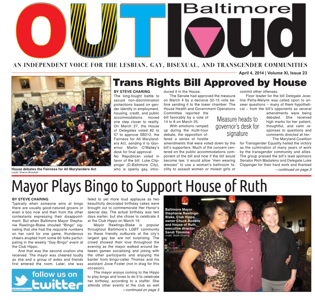 Mayor Plays Bingo to Support House of Ruth