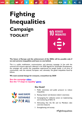 Fighting Inequalities Campaign TOOLKIT
