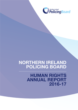 Northern Ireland Policing Board Human Rights Annual Report 2016-17
