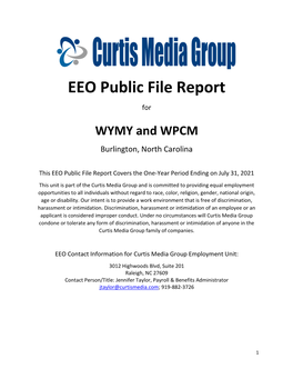 EEO Public File Report For