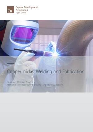 Copper-Nickel Welding and Fabrication