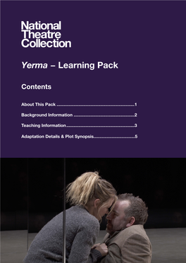 Yerma − Learning Pack