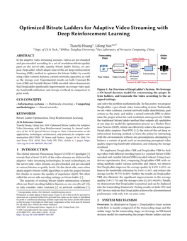 Optimized Bitrate Ladders for Adaptive Video Streaming with Deep Reinforcement Learning