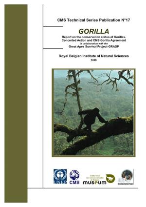GORILLA Report on the Conservation Status of Gorillas