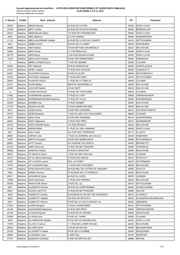 3. Liste Des Électeurs Arrêtée Au 27 Mars 2018.Xlsx