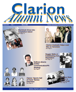 Clarion Alumni Tab 3-27-02