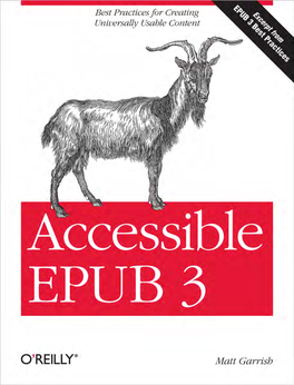 Accessible EPUB 3