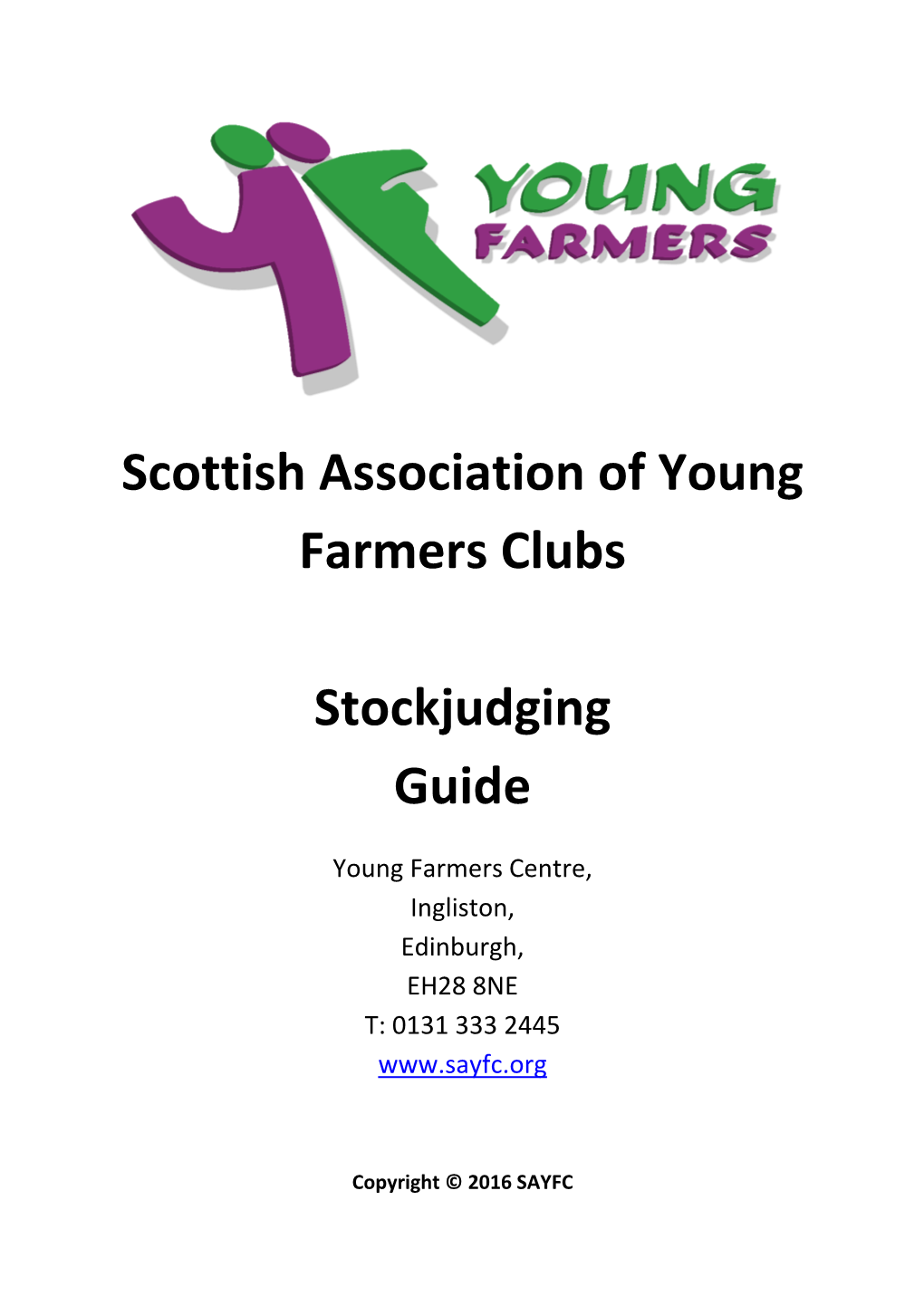 Stockjudging Manual