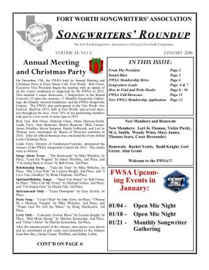 Songwriters' Roundup