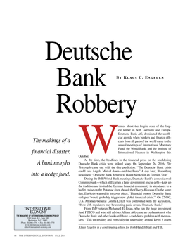 Deutsche Bank Robbery