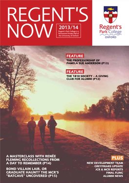 2014 Issue of Pace with Two Major Exhibitions (On Slavery, and the Changing Regent’S Now