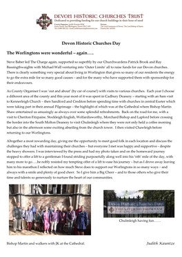 Devon Historic Churches Day the Worlingtons Were Wonderful