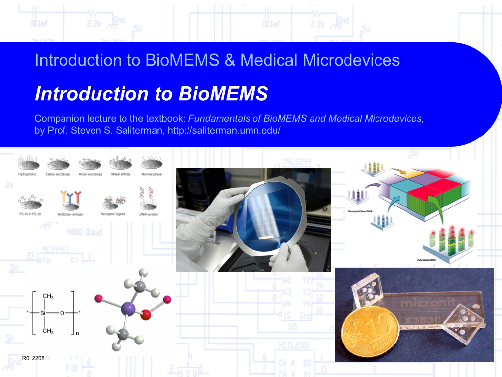 Introduction to Biomems & Medical Microdevices