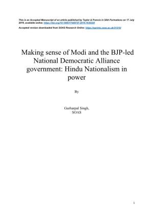 Hindu Nationalism in Power