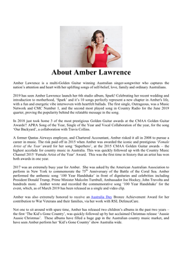 About Amber Lawrence