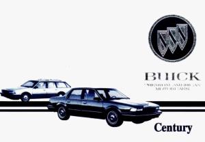 1994 Buick Century Owner's Manual