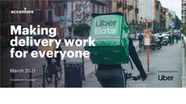 Uber Eats Delivery Partners