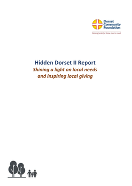 Hidden Dorset II Report Shining a Light on Local Needs and Inspiring Local Giving