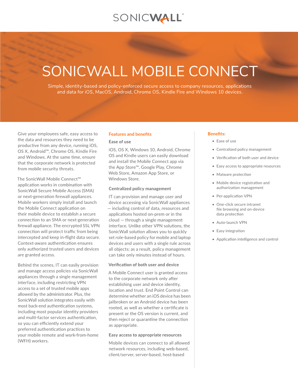 Sonicwall Mobile Connect