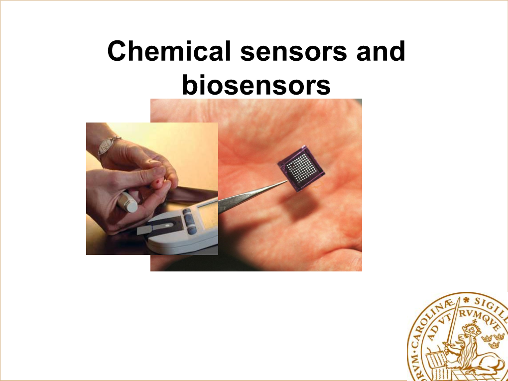 Chemical Sensors and Biosensors Chemical- and Biosensors