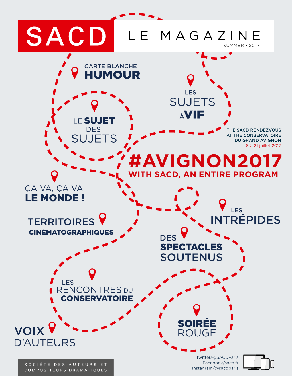 Avignon2017 with Sacd, an Entire Program Ça Va, Ça Va Le Monde ! Les Territoires Intrépides Cinématographiques Des Spectacles Soutenus