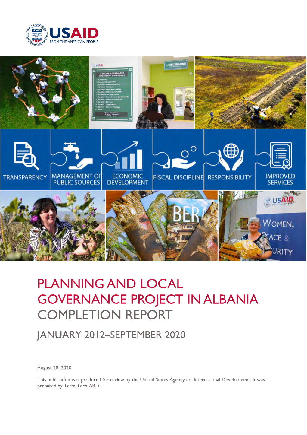 Planning and Local Governance Project in Albania Completion Report January 2012–September 2020