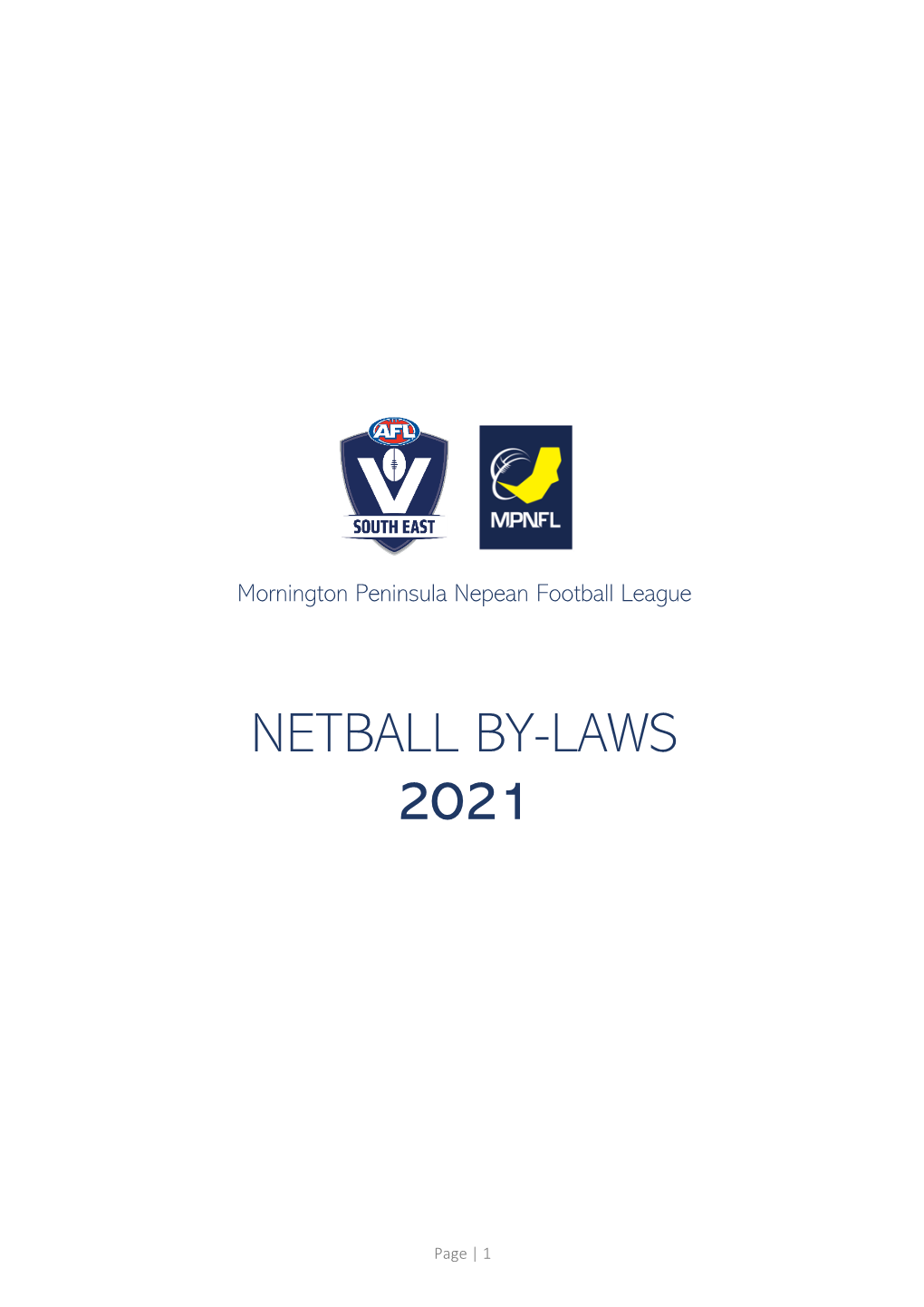 MPNFL Netball By-Laws 2021
