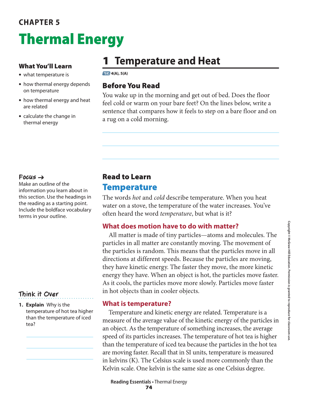 Thermal Energy