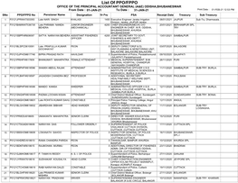 List of PPO/FPPO