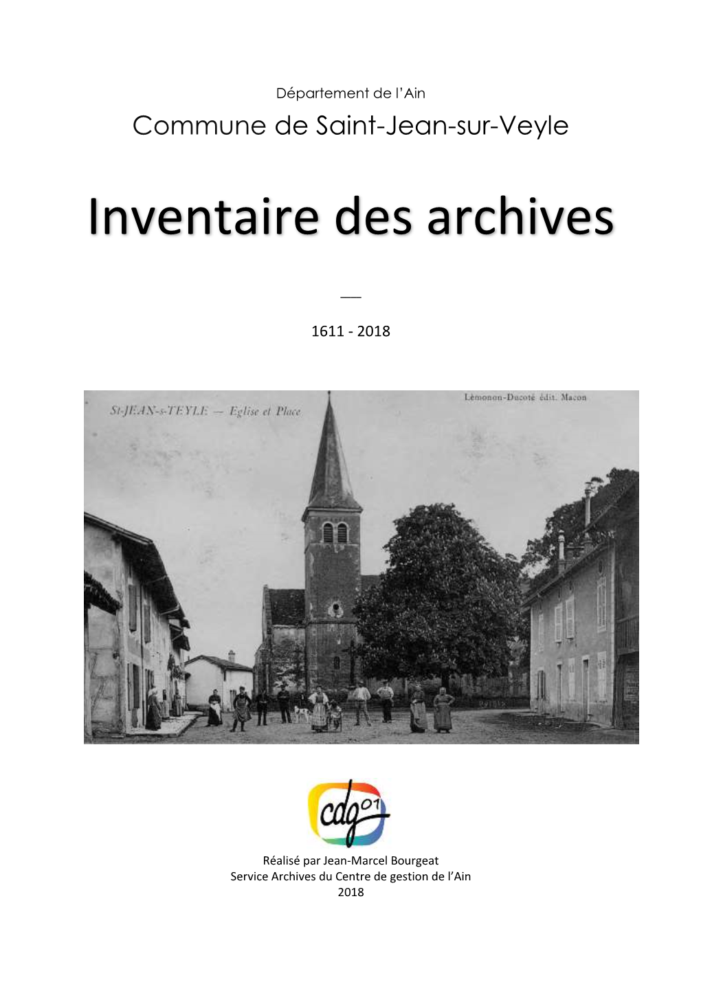 Inventaire Des Archives