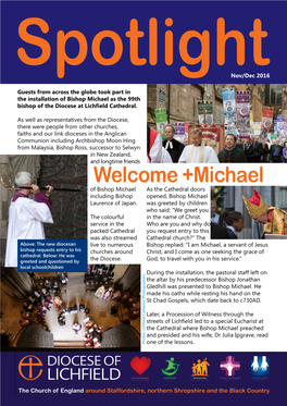 +Michael of Bishop Michael As the Cathedral Doors Including Bishop Opened, Bishop Michael Laurence of Japan