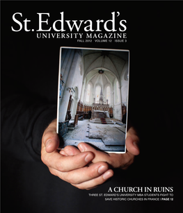 St. Edward's University Magazine Fall 2012 Issue