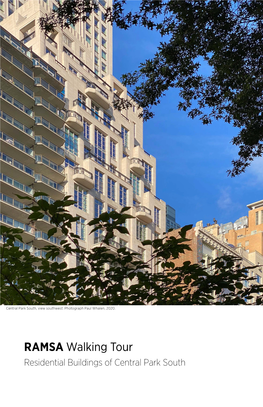 RAMSA Walking Tour Residential Buildings of Central Park South Reference Locations: A