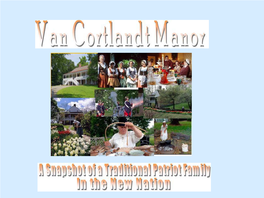 At the Van Cortlandt Manor