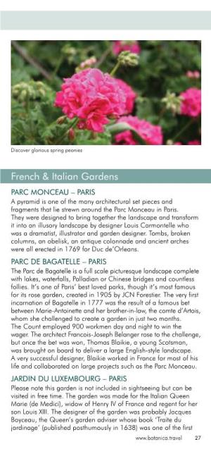 French & Italian Gardens