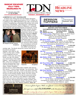 HEADLINE NEWS • 11/6/07 • PAGE 2 of 22