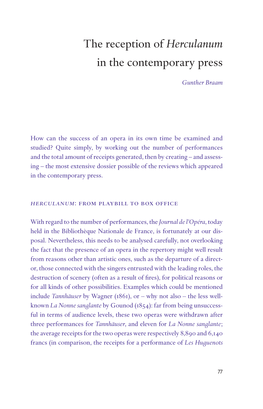 The Reception of Herculanum in the Contemporary Press