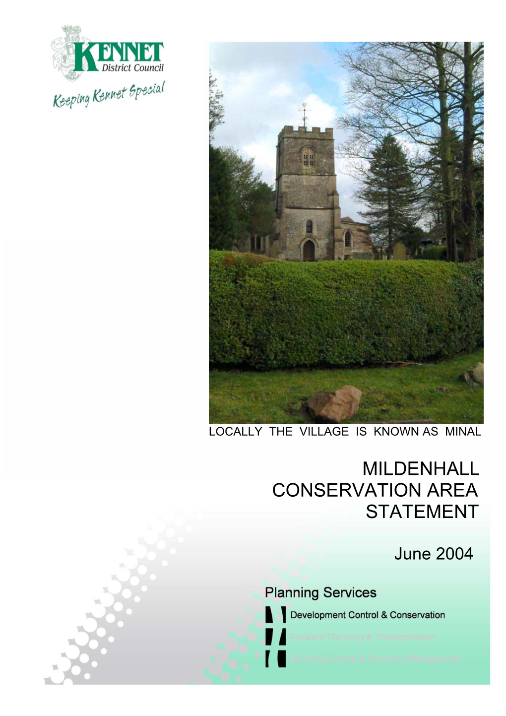 Mildenhall Conservation Area Statement, Kennet District Council